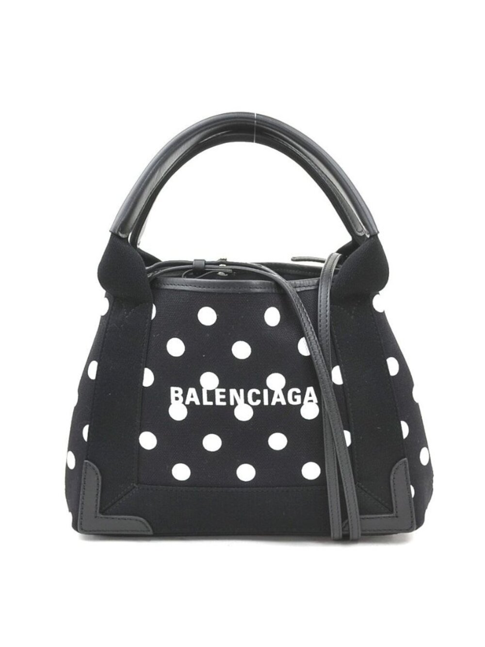 Balenciaga Shoulder Bag Navy Cabas XS